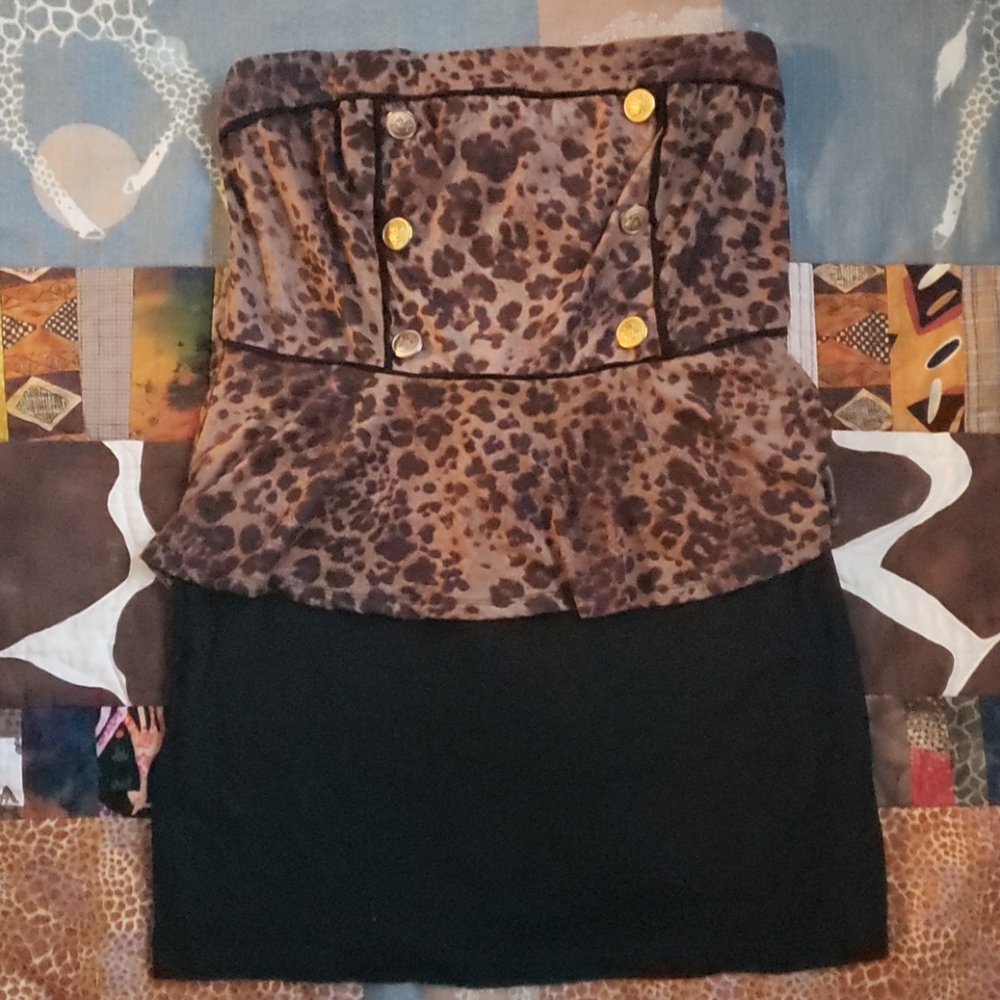 Vintage Mini/strapless dress